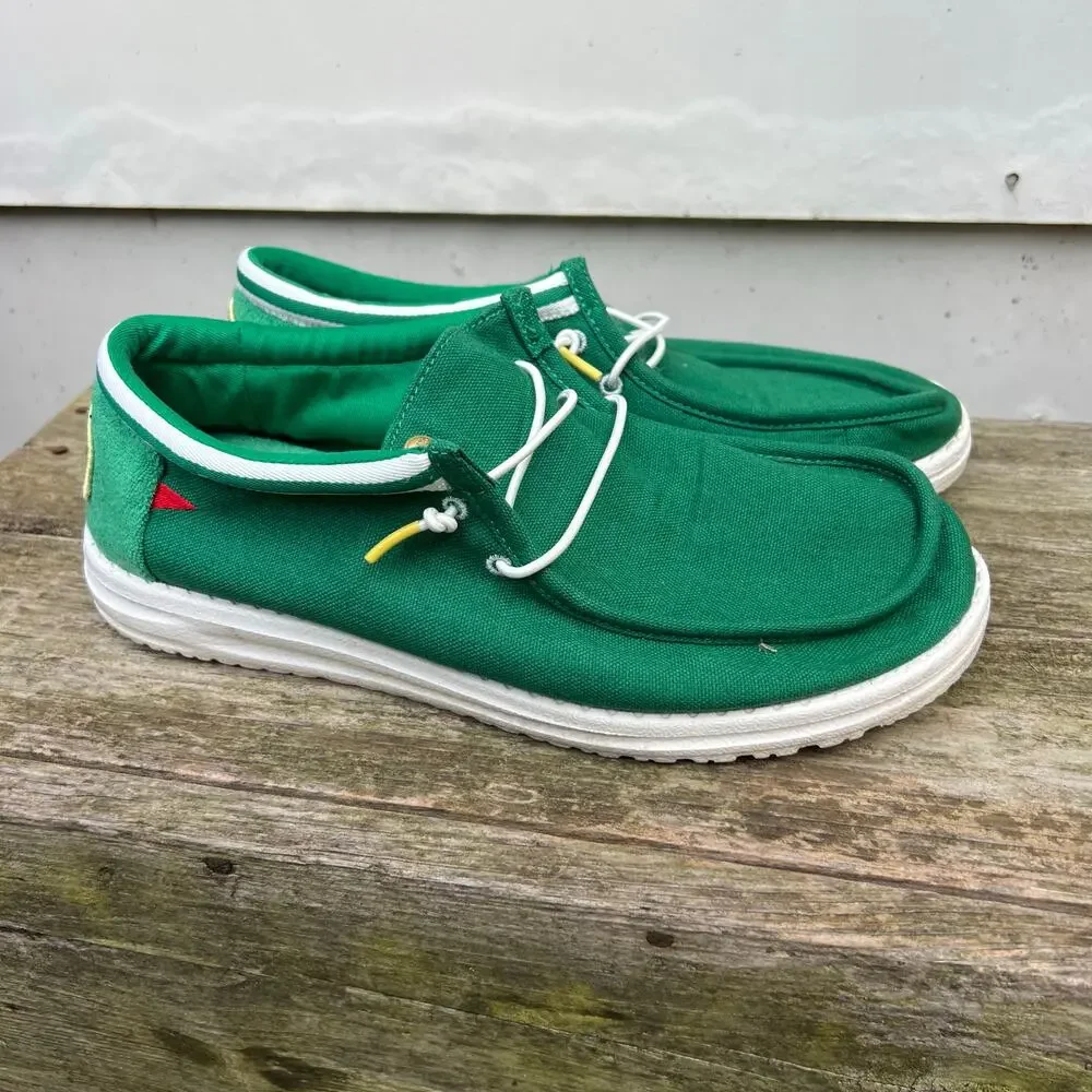 Hey Dude Green Golf Putting Green Wally Fairway Pine Mens 9 Loafer SKU 41765-3VK